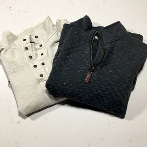 L.L.Bean bundle of 2 pullovers